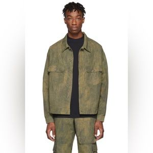 Rochambeau Nylon Green Short Jacket